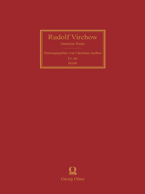 cover image of Rudolf Virchow—Sämtliche Werke: Abt. IV
